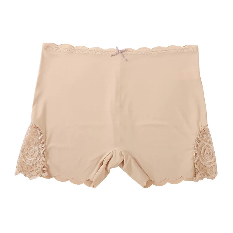 Women’s Lace Edge Safety Shorts - Seamless Under Skirt Modal Tights